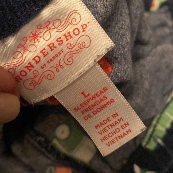 Christmas flannel pants wondershop from Target large lounge‎ wear - Picture 4 of 4